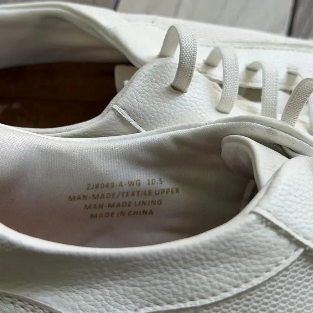 Marc Joseph New York White Casual Platform Sneakers Men’s Size 10.5